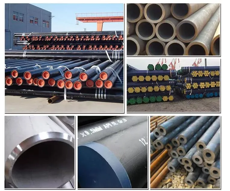ASTM A106/A53/Spiral/Weld/Seamless/Galvanized/Stainless/Black/Round/Gi Hollow Square Pipes Oil and Gas ERW Carbon Steel Pipe