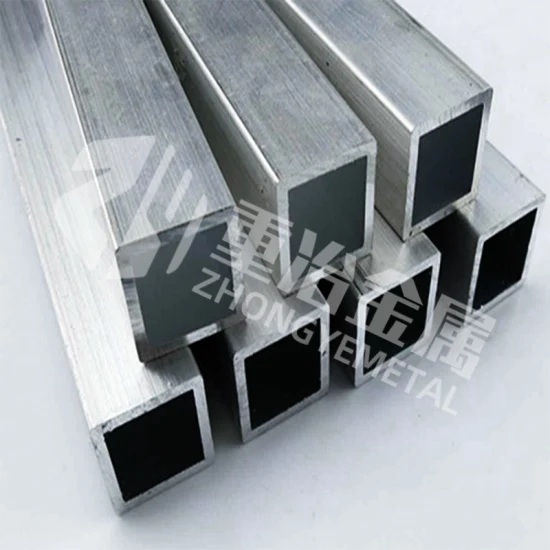 고품질 구리판/스테인레스 스틸 코일/아연 도금 컬러 카드/탄소/알루미늄 스트립 ASTM GB JIS En ISO 6060 1070 1100 2A12 7075 알루미늄 사각 튜브